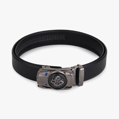 Just Style Men Black Artificial Leather Belt